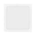 Downlight de superficie LED PANEL FLAT 220 Q SCCT DIM C angular, CCT Switch IP44, blanco regulable