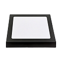 nobil� Downlight de superficie LED PANEL FLAT 220 Q SCCT MP angular, CCT Switch, conmutable, multipower IP44, negro 