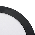 nobil� Downlight de superficie LED PANEL FLAT 220 R SCCT MP redondo, CCT Switch, conmutable, multipower IP44, negro 