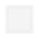 Downlight de superficie LED PANEL FLAT 300 Q SCCT DIM C angular, CCT Switch IP44, blanco regulable
