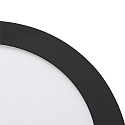 nobil� Downlight de superficie LED PANEL FLAT 300 R SCCT MP redondo, CCT Switch, conmutable, multipower IP44, negro 