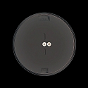 nobil� surface luminaire WD 300 R SCCT MP SENSOR with sensor, CCT Switch, switchable, multipower IP44, black 