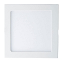 Downlight empotrable LED PANEL FLAT 300 Q DTW 350MA OPAL angular, Dim-To-Warm, sin fuente de alimentaci�n IP20