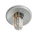 Luminaria empotrable para techos C 411 G4 IP20, tit�n regulable