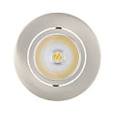 Downlight empotrable ECO FLAT 5068R DIM / 38� redondo, CCT Switch, regulable IP40, n�quel cepillado regulable