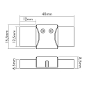 nobilé Uniones LED SMD 3528 rígido, juego de 5