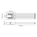 nobilé Cable de conexión juego de 5, RGB
