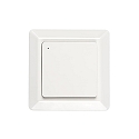Bot�n simple, controlable por Bluetooth, brillante, blanco