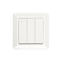 Bot�n 3 veces, controlable por Bluetooth, brillante, blanco