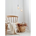 Luminaria colgante HANG E27 IP20, blanco, blanco mate 