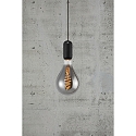 Nordlux Luminaria colgante NOTTI E27 IP20, mate, color caf� moca, negro 