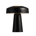 Luminaria de mesa TIME E27 IP20, blanco opalino, negro, negro mate 