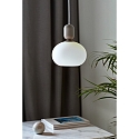 Nordlux Luminaria colgante NOTTI E27 IP20, gris, mate, blanco 