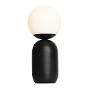 Nordlux Luminaria de mesa NOTTI E14 IP20, mate, color caf� moca, negro 