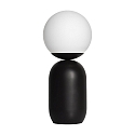 Nordlux Luminaria de mesa NOTTI E14 IP20, mate, color caf� moca, negro 