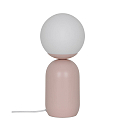 Nordlux Luminaria de mesa NOTTI E14 IP20, rosa empolvado 