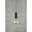 Nordlux Luminaria colgante GALLOWAY E27 IP20, lat�n, negro, negro mate 