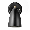Luminaria de pared NEXUS 2.0 GU10 IP20, negro, negro mate 