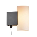 Nordlux Luminaria de pared MONA IP20, negro, blanco regulable