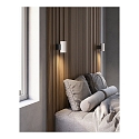Nordlux Luminaria de pared MONA IP20, negro, blanco regulable