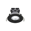 Nordlux ceiling recessed luminaire DON SMART RGB tunable white, RGB IP65, black dimmable