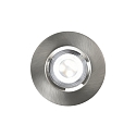 Nordlux ceiling recessed luminaire DON SMART RGB tunable white, RGB IP65, brushed nickel dimmable