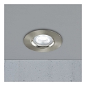 Nordlux ceiling recessed luminaire DON SMART RGB tunable white, RGB IP65, brushed nickel dimmable