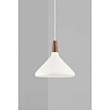 Pendant luminaire NORI 27, E27, white