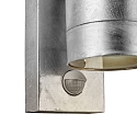 Nordlux outdoor wall luminaire TIN MAXI DOUBLE SENSOR with sensor GU10 IP54, galvanised dimmable