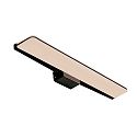 Luminaria de pared TINIA 60 IP44, negro mate regulable