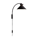 Nordlux Luminaria de pared DIAL E27 IP20, negro 