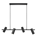 Nordlux pendant luminaire ALANIS 4 flames GU10 IP20, black 