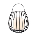 Nordlux Battery lamp JIM TO-GO with switch, with USB connection IP54, black dimmable