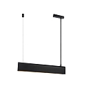 Luminaria colgante BEAU 50 S14S IP20, negro mate regulable