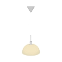 Nordlux pendant luminaire ELLEN 30 E27 IP20, opal white, white dimmable