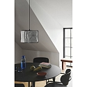 Nordlux pendant luminaire CARDINE 35 E27 IP20, black, white matt dimmable