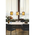 Nordlux Luminaria colgante CARDINE de 3 llamas E27 IP20, blanco mate regulable