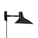 design for the people by Nordlux wall luminaire DARCI E14 IP20, black 