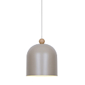 Luminaria colgante GASTON E27 IP20, pardo regulable