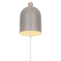 Nordlux Luminaria de pared GASTON E27 IP20, pardo 