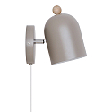 Nordlux Luminaria de pared GASTON E27 IP20, pardo 