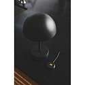 Nordlux L�mpara de mesa a pilas ELLEN TO-GO sin cargador, con IP estaci�n de recarga IP44, mate, negro regulable