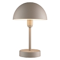 L�mpara de mesa a pilas ELLEN TO-GO sin cargador, con IP estaci�n de recarga IP44, beige, mate regulable