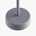 Nordlux battery table lamp ELLEN TO-GO without charger, with IP charging station IP44, grey, mat dimmable
