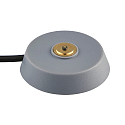 Nordlux battery table lamp ELLEN TO-GO without charger, with IP charging station IP44, grey, mat dimmable