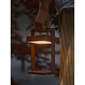 Nordlux L�mpara solar recargable SAULIO ajustable, con asa, resistente al aire marino IP44, marr�n, mate regulable