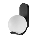 Nordlux wall luminaire DALIUS E27 IP44, black dimmable