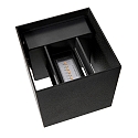 Nordlux Luminaria de pared MILDA KUBI UP/DOWN IP44, negro 
