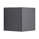 Luminaria de pared MILDA KUBI UP/DOWN IP44, antracita 