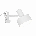 Luminaria de apriete MATIS E27 IP20, blanco 